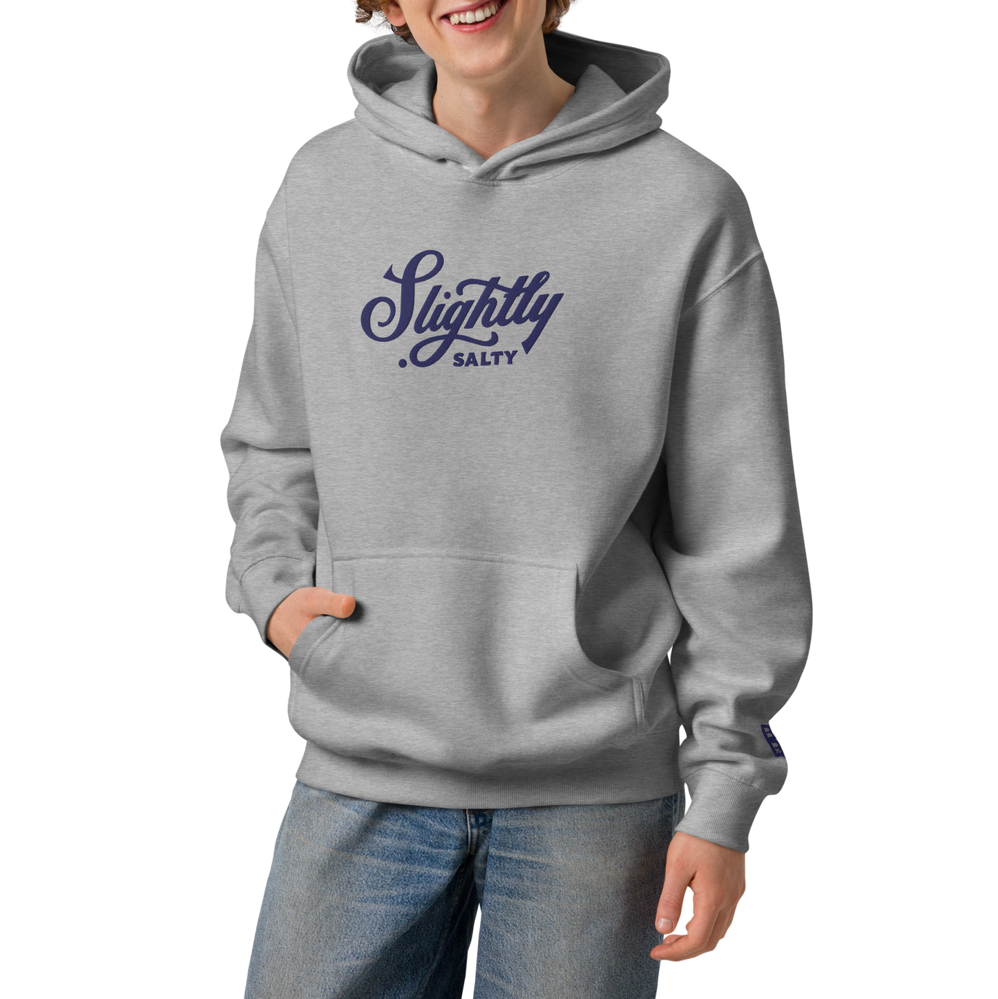 Slightly Salty Embroidered Box Hoodie