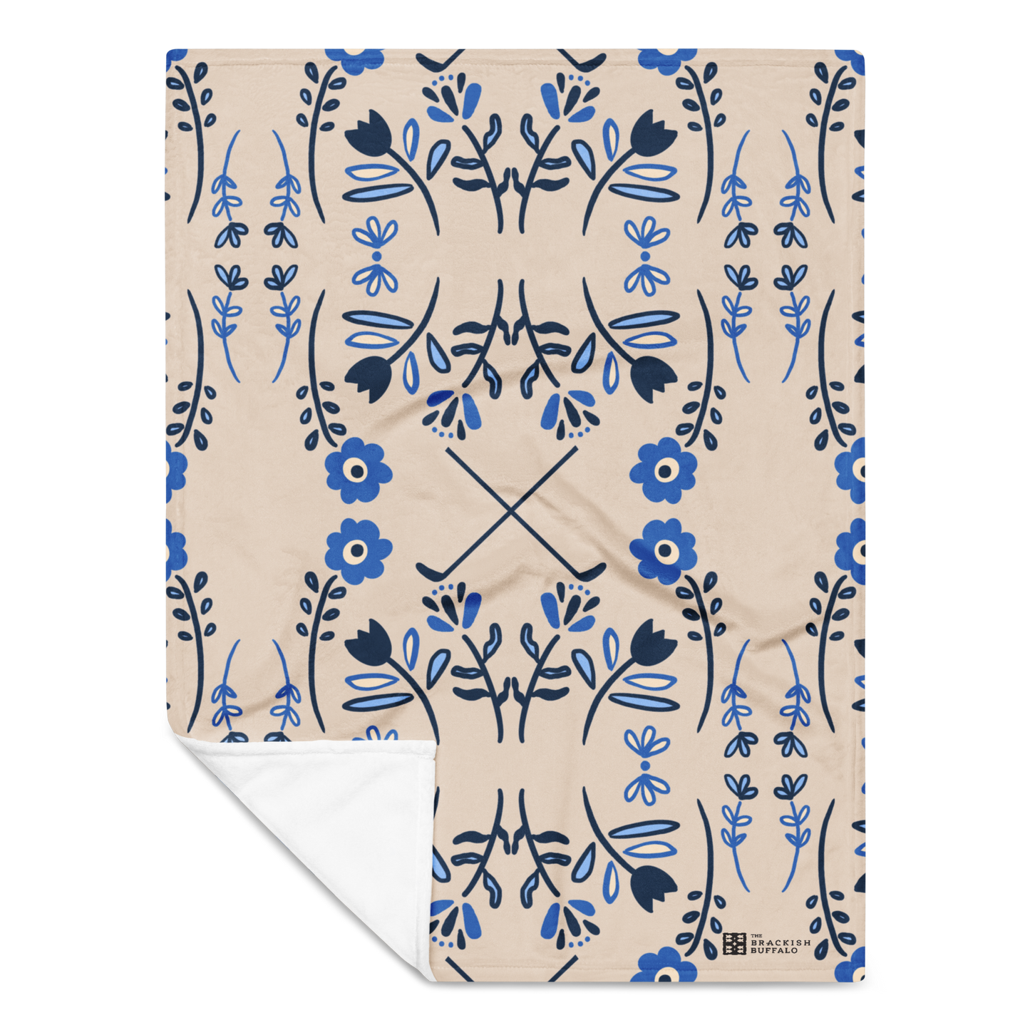 Blue Line Sweetie Throw Blanket