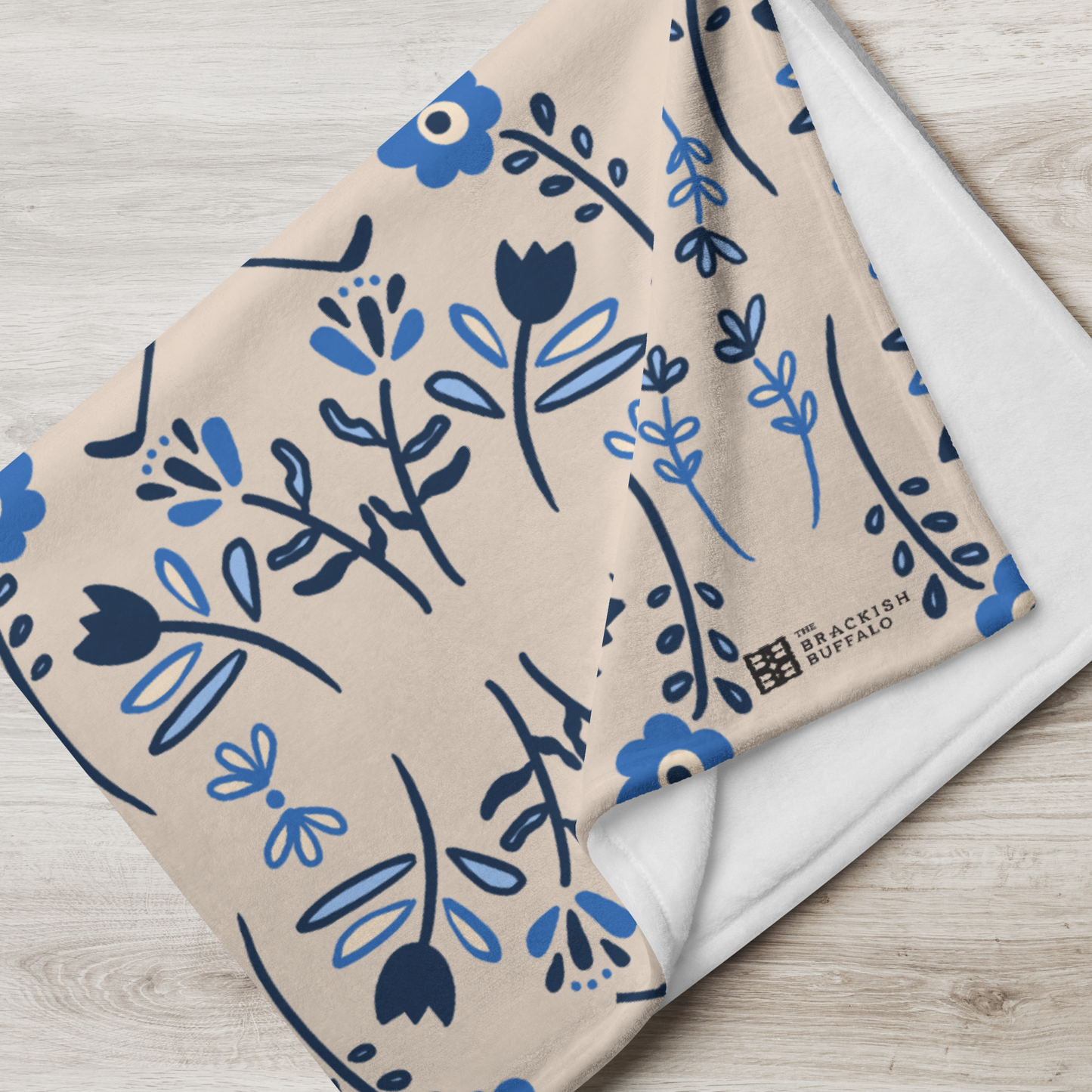 Blue Line Sweetie Throw Blanket