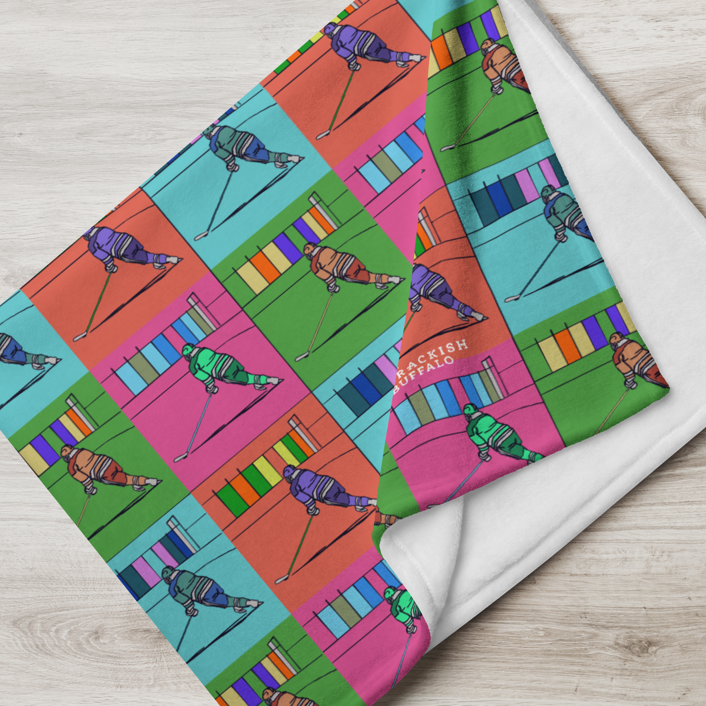 Pop Art Power Play Throw Blanket