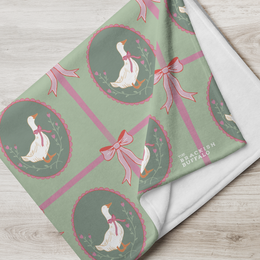 Hey Duckie Throw Blanket