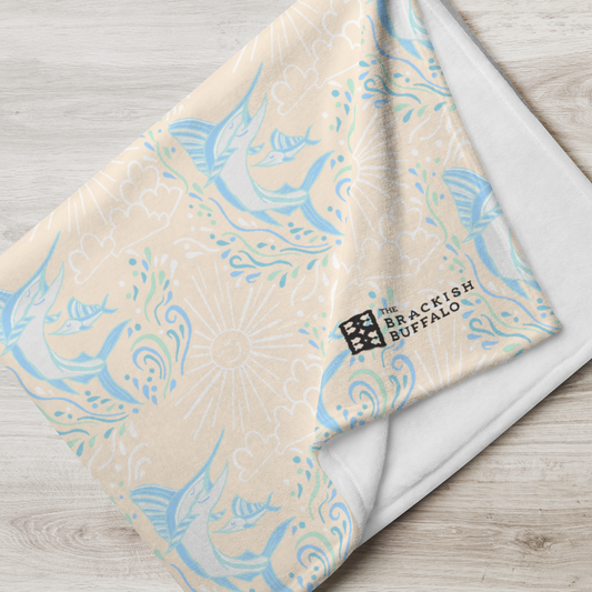 Marlin Sunshine Throw Blanket