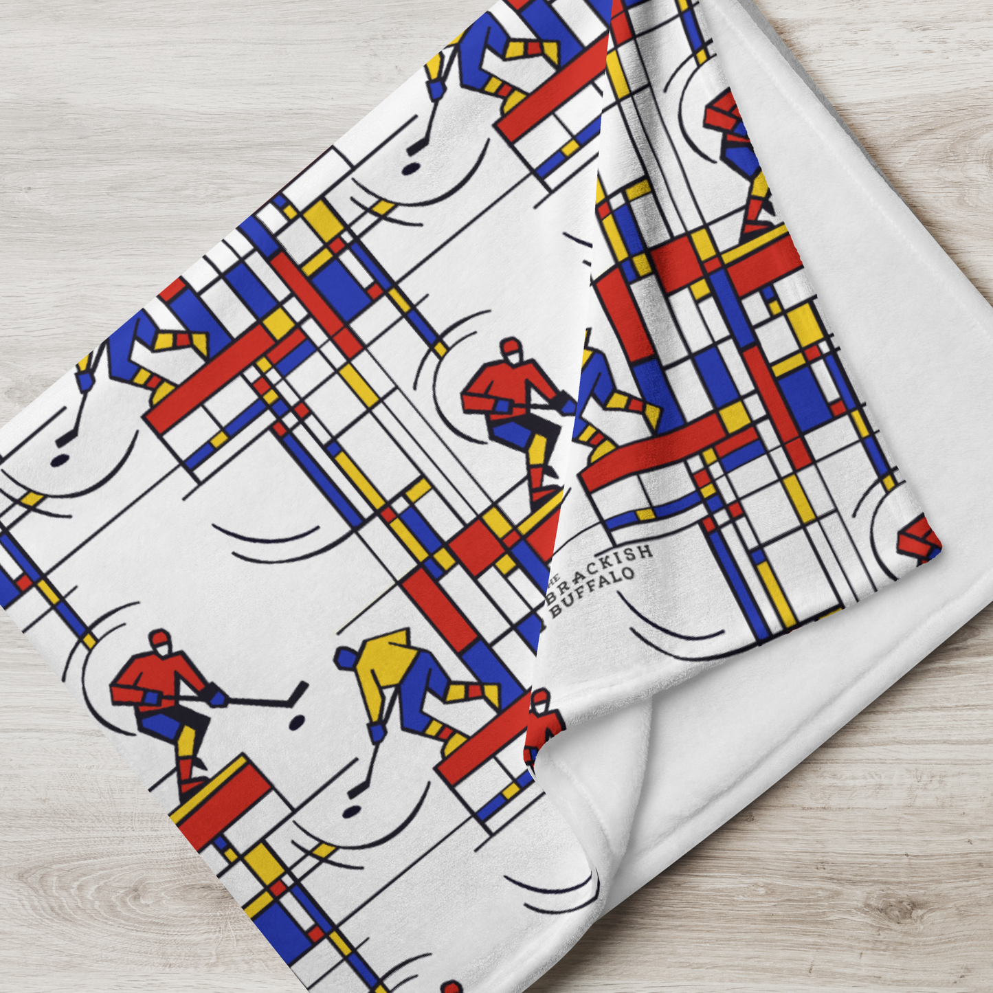 Mondrian Ice Throw Blanket