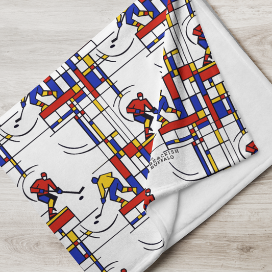 Mondrian Ice Throw Blanket