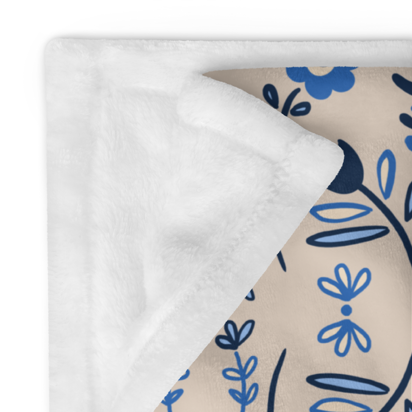Blue Line Sweetie Throw Blanket