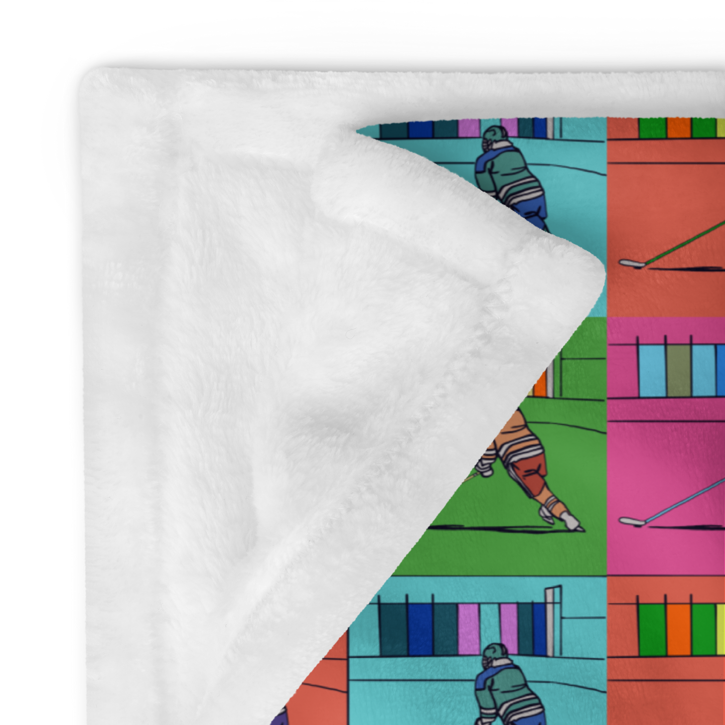 Pop Art Power Play Throw Blanket