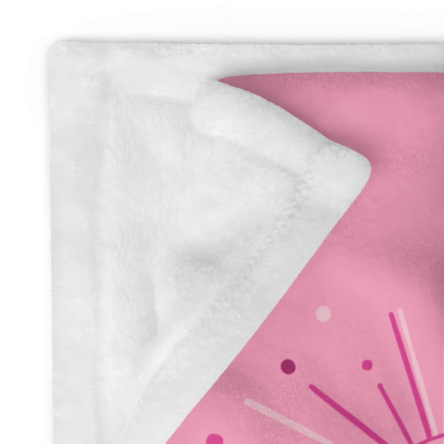 You are my Sunshine / Cape Lookout (in pink) Throw Blanket