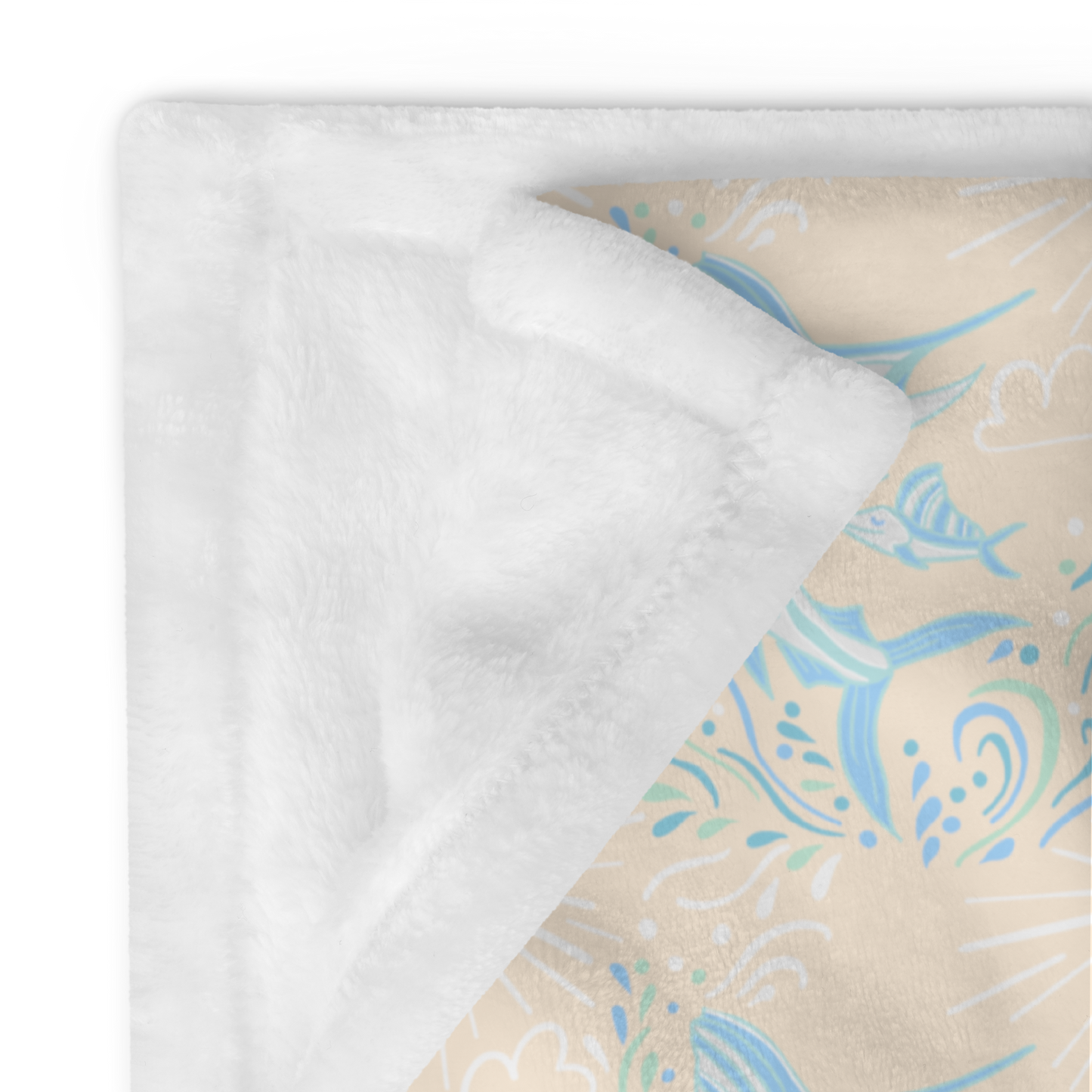 Marlin Sunshine Throw Blanket