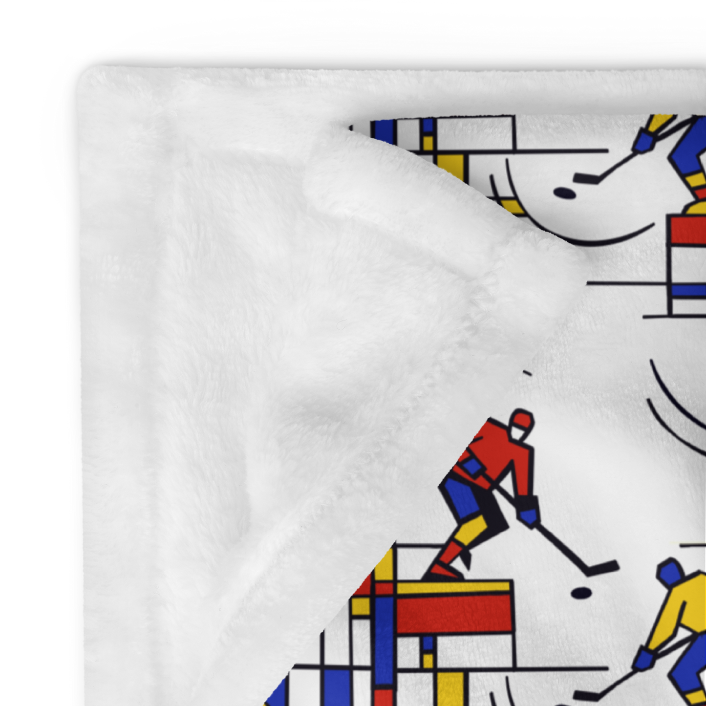Mondrian Ice Throw Blanket